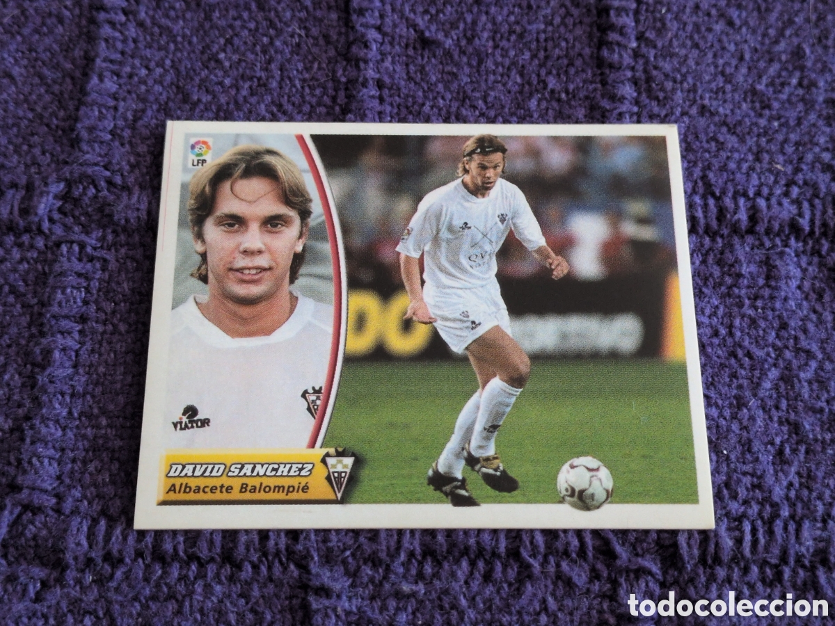 Cromos de Futebol: EDICIONES ESTE 2003-2004 DAVID SANCHEZ (ALBACETE) COLOCA. NUNCA PEGADO. NUEVO
