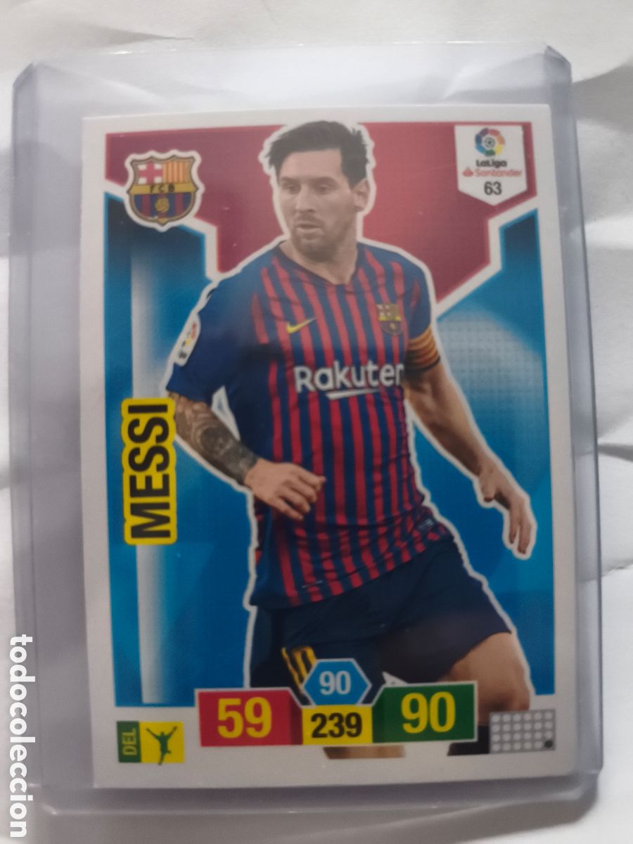 Cromos de f&uacute;tbol: ADRENALYN XL 2018-2019 MESSI