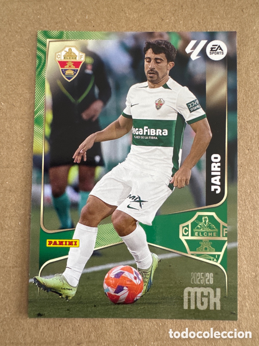 Cromos de f&uacute;tbol: # 135 Jairo Elche Megacracks 25 26 2025 2026 MGK