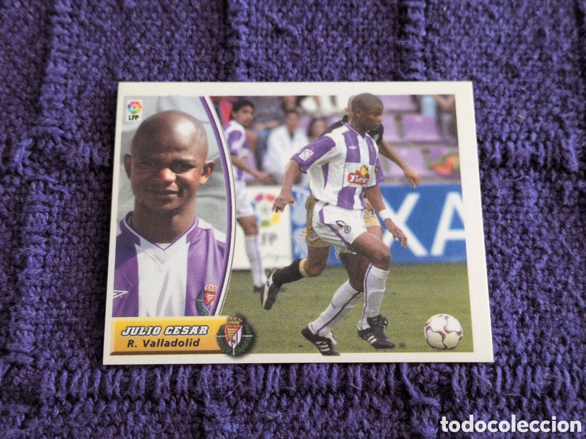 Cromos de Futebol: EDICIONES ESTE LIGA 03 04 2003 2004 CROMO NUNCA PEGADO COLOCA VALLADOLID , JULIO CESAR