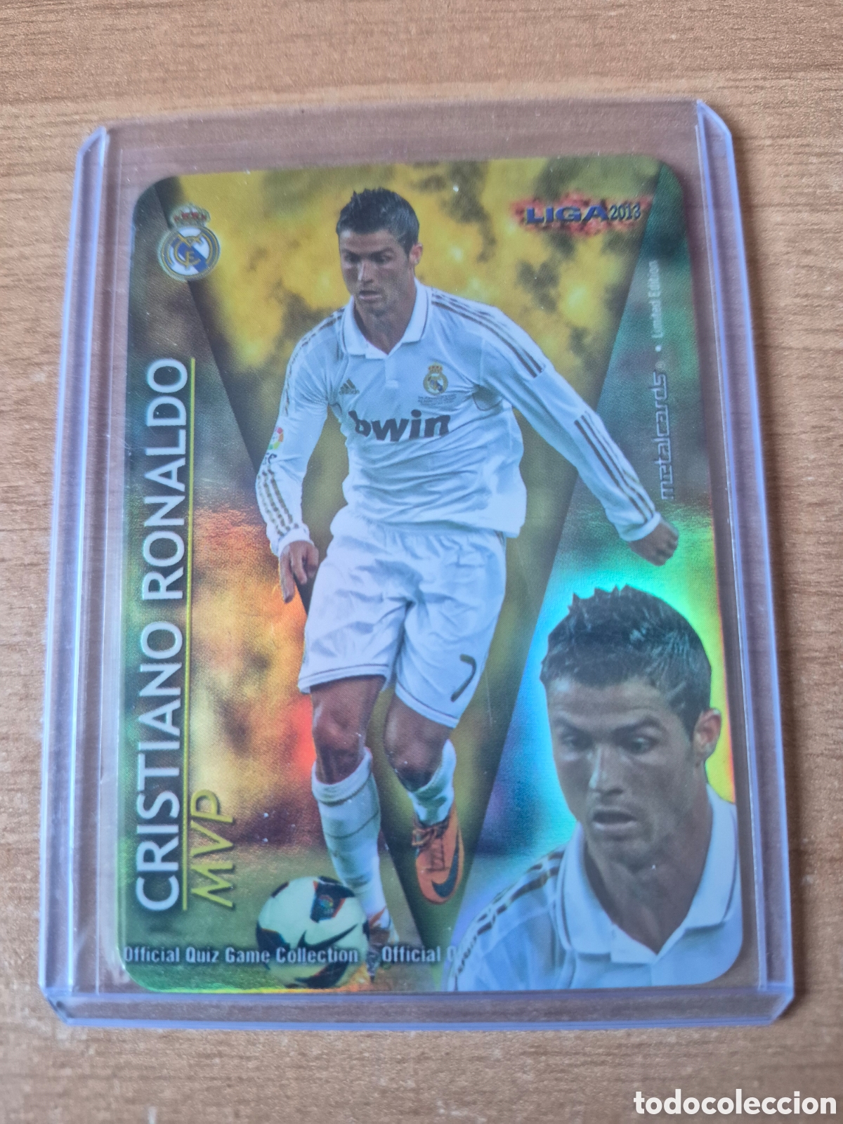 Cromos de f&uacute;tbol: Mundicromo 2012 2013 Ronaldo MVP Brillo liso