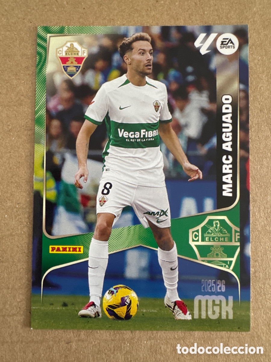 Cromos de f&uacute;tbol: # 137 Marc Aguado Elche Megacracks 25 26 2025 2026 MGK