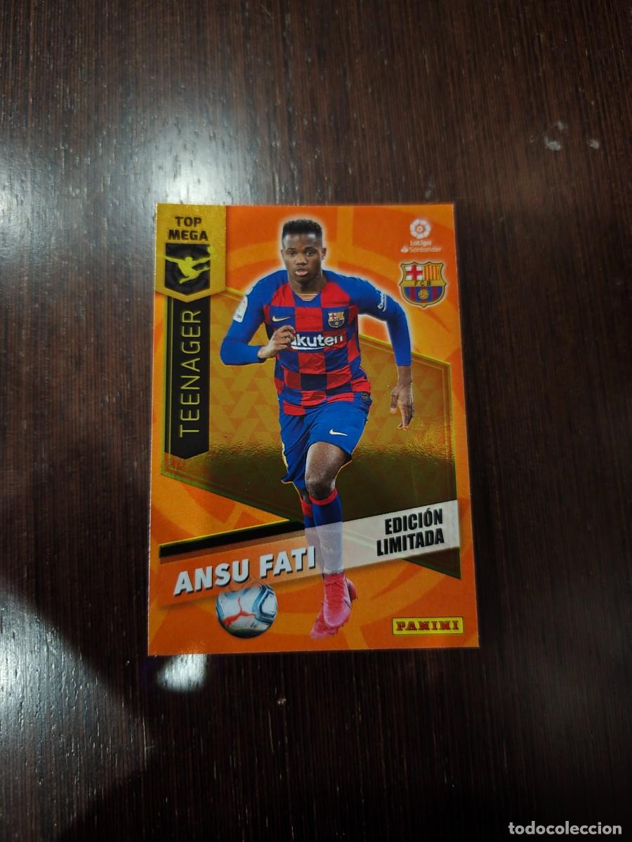 Cromos de f&uacute;tbol: MEGACRACKS 2020-2021 TOP LIGA TEENAGER ANSU FATI ( F.C. BARCELONA ) EDICION LIMITADA