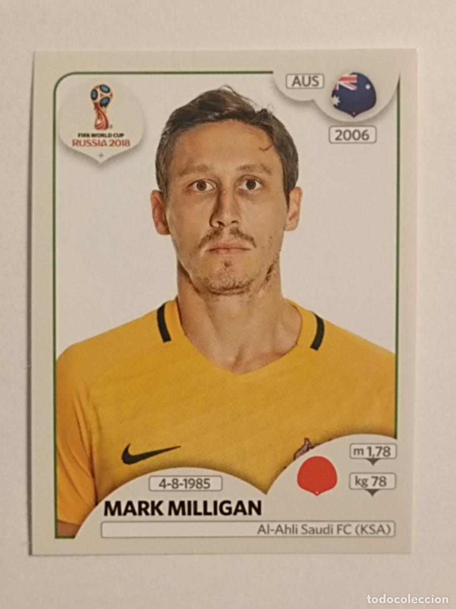 Cromos de f&uacute;tbol: #209 MILLIGAN (AUSTRALIA) MUNDIAL RUSIA 2018 PANINI VERSION ROSA