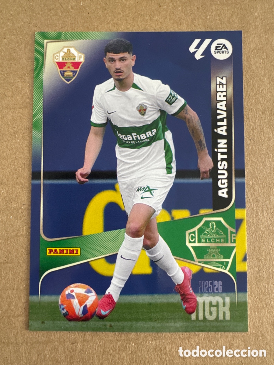 Cromos de f&uacute;tbol: # 141 Agust&iacute;n &Aacute;lvarez Elche Megacracks 25 26 2025 2026 MGK
