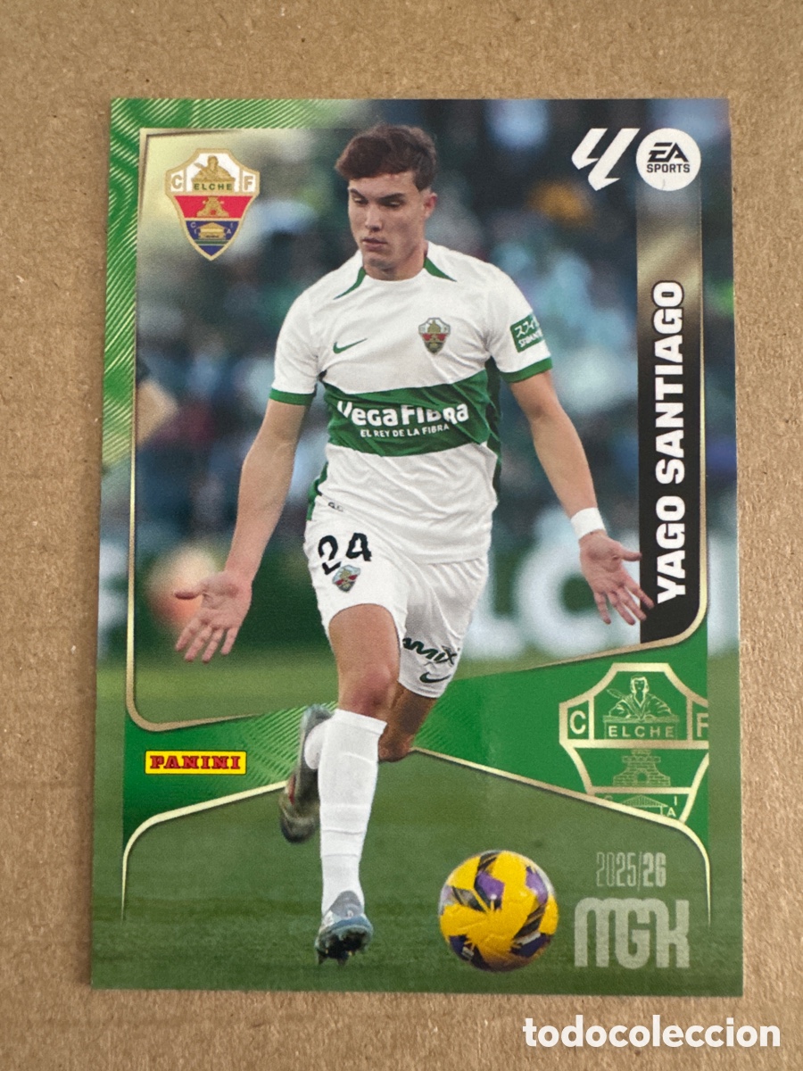 Fu&szlig;ball-Sticker: # 143 Yago Santiago Elche Megacracks 25 26 2025 2026 MGK