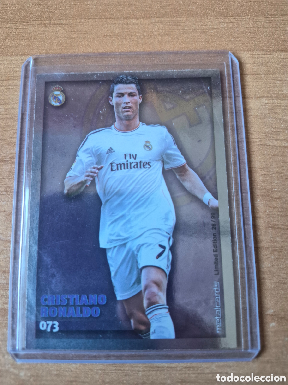 Football Stickers: Mundicromo 2014 2015 Ronaldo Metalcards