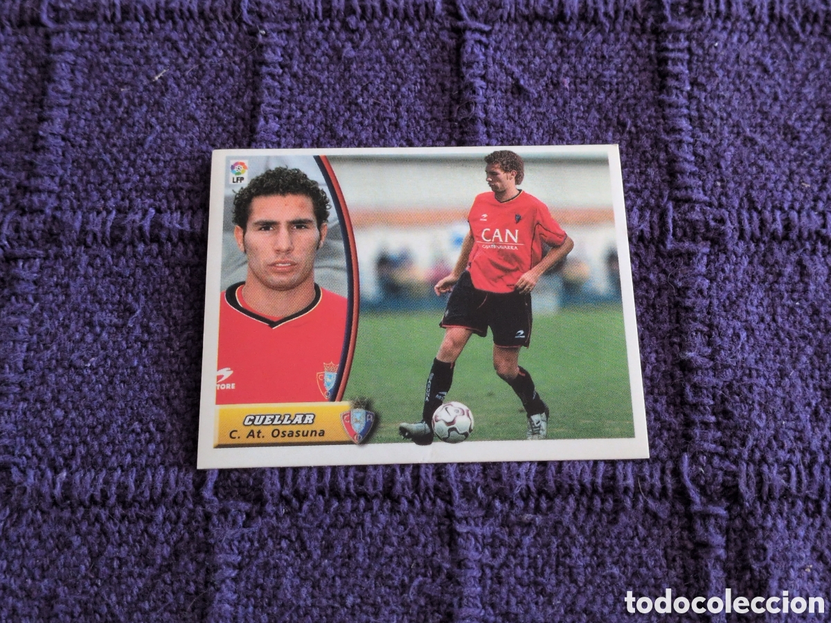 Cromos de Futebol: EDICIONES ESTE LIGA 03 04 2003 2004 CROMO NUNCA PEGADO COLOCA OSASUNA , CUELLAR. NUEVO