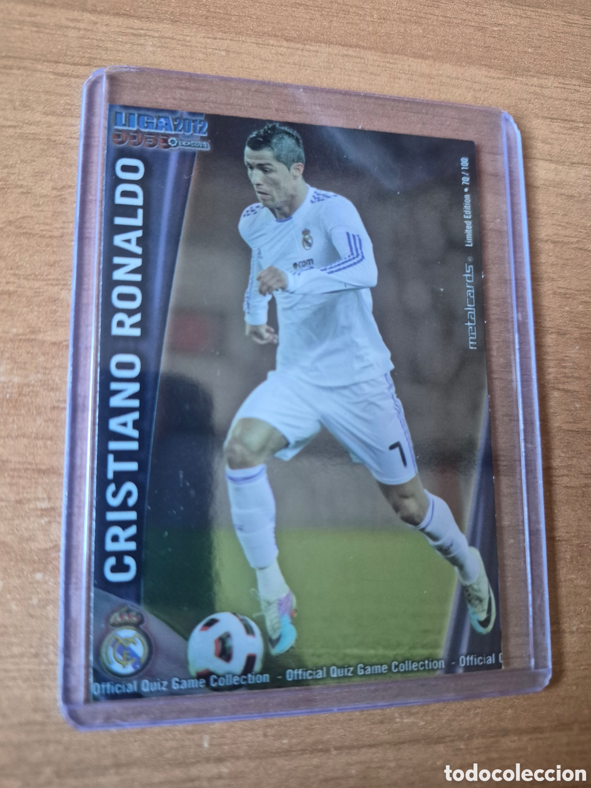 Cromos de f&uacute;tbol: Mundicromo 2011 2012 Ronaldo Metalcards