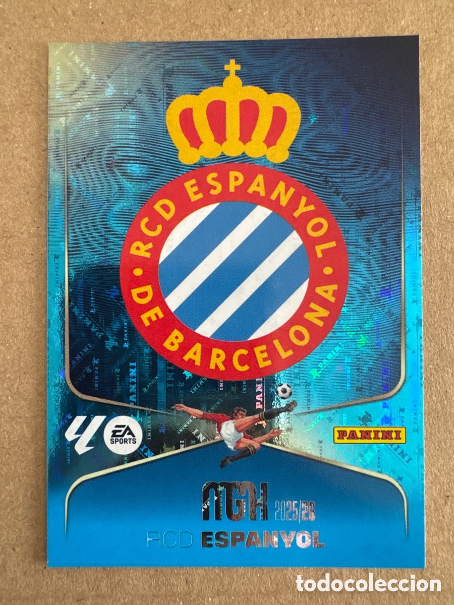 Cromos de f&uacute;tbol: # 145 Escudo Espanyol Megacracks 25 26 2025 2026 MGK