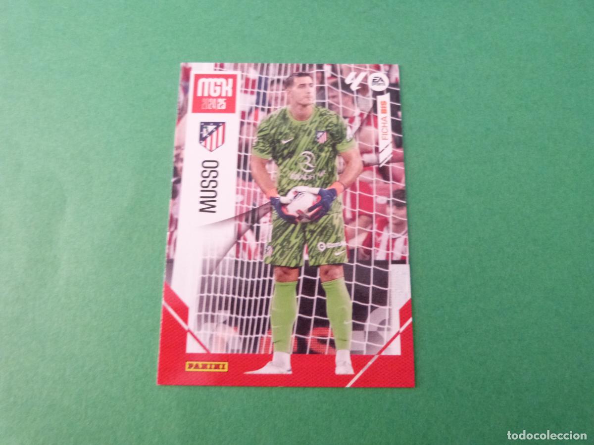 Cromos de f&uacute;tbol: TRADING CARD FUTBOL MUSSO ATLETICO DE MADRID N&ordm; 57 BIS LIGA MEGACRACKS 2024-2025/24-25 PANINI