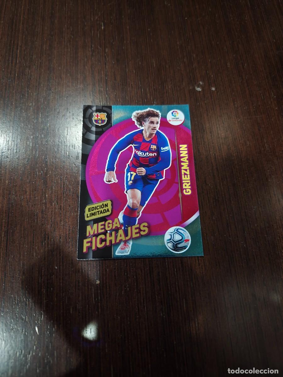Cromos de f&uacute;tbol: MEGACRACKS 2019-2020 MEGA FICHAJES GRIEZMANN ( F.C. BARCELONA ) EDICION LIMITADA