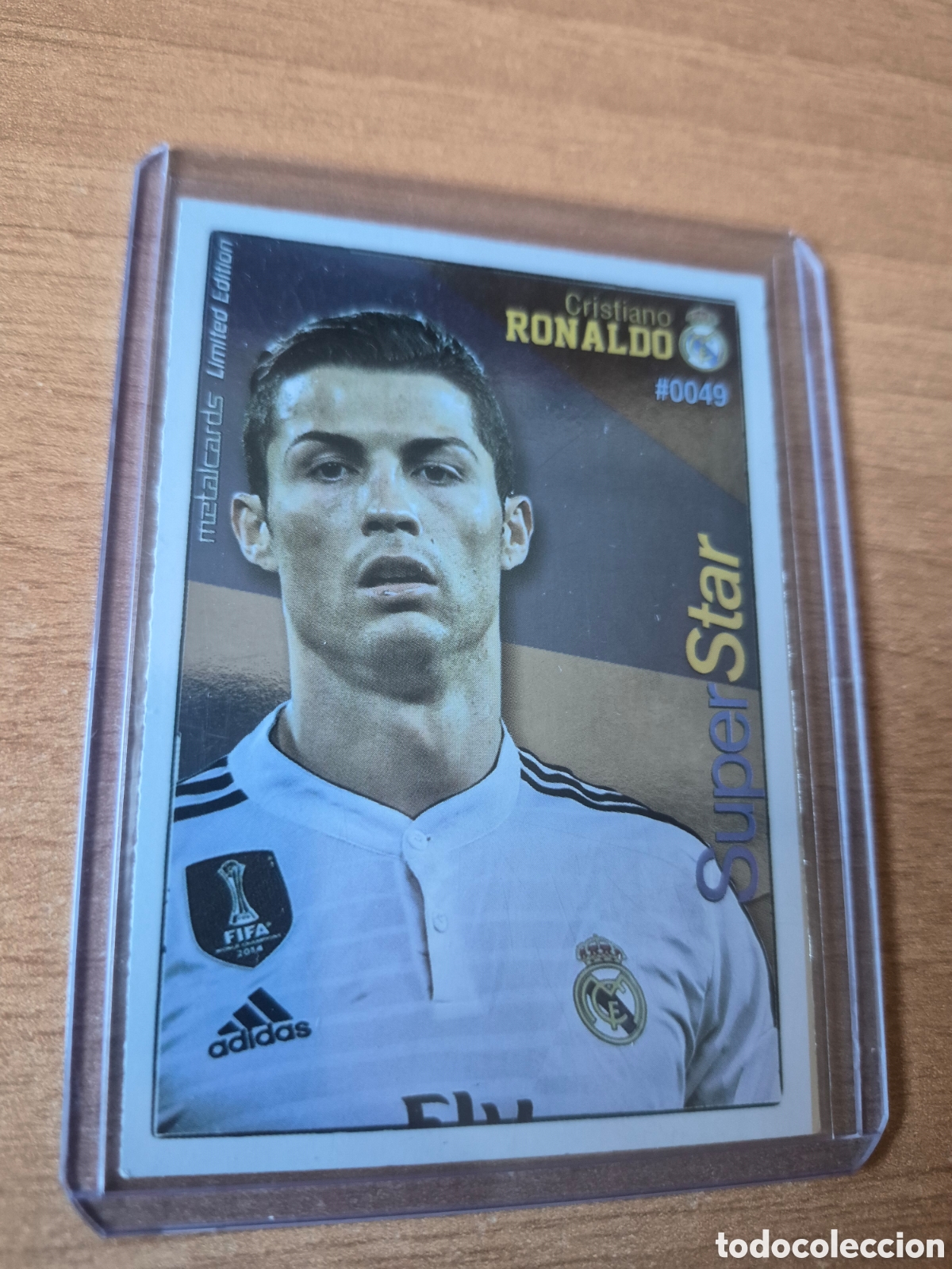 Cromos de f&uacute;tbol: Mundicromo 2015 2016 Ronaldo Super Star Brillo