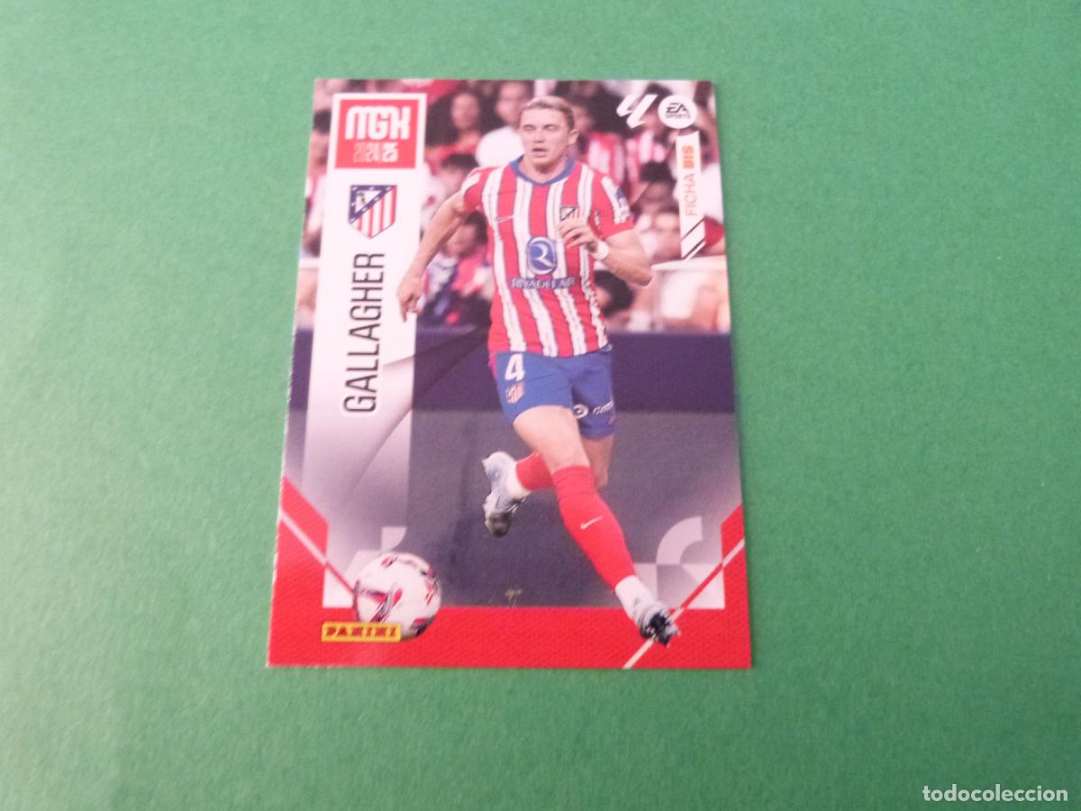 Cromos de f&uacute;tbol: TRADING CARD FUTBOL GALLAGHER ATLETICO DE MADRID N&ordm; 64 BIS LIGA MEGACRACKS 2024-2025/24-25 PANINI