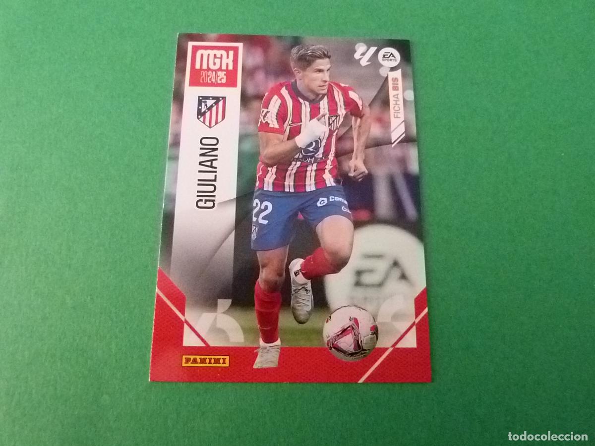 Cromos de f&uacute;tbol: TRADING CARD FUTBOL GIULIANO ATLETICO DE MADRID N&ordm; 72 BIS LIGA MEGACRACKS 2024-2025/24-25 PANINI