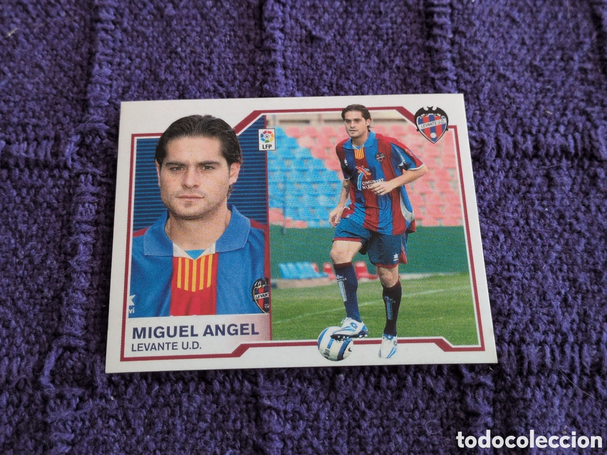 Figurine di Calcio: MIGUEL ANGEL LEVANTE U. D. FICHAJE 56 LIGA ESTE 2007 2008 07 08 NUNCA PEGADO SIN PEGAR. NUEVO
