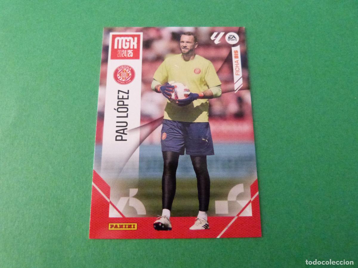 Cromos de f&uacute;tbol: TRADING CARD FUTBOL PAU L&Oacute;PEZ GIRONA F.C. N&ordm; 165 BIS LIGA MEGACRACKS 2024-2025/24-25 PANINI