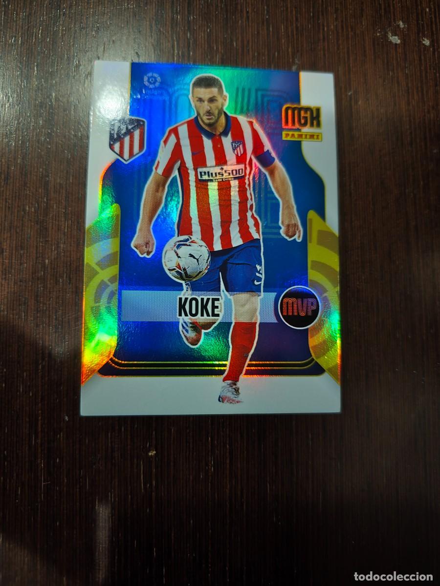 Cromos de f&uacute;tbol: MEGACRACKS 2021-2022 MVP KOKE ( AT. MADRID ) N&ordm; 371
