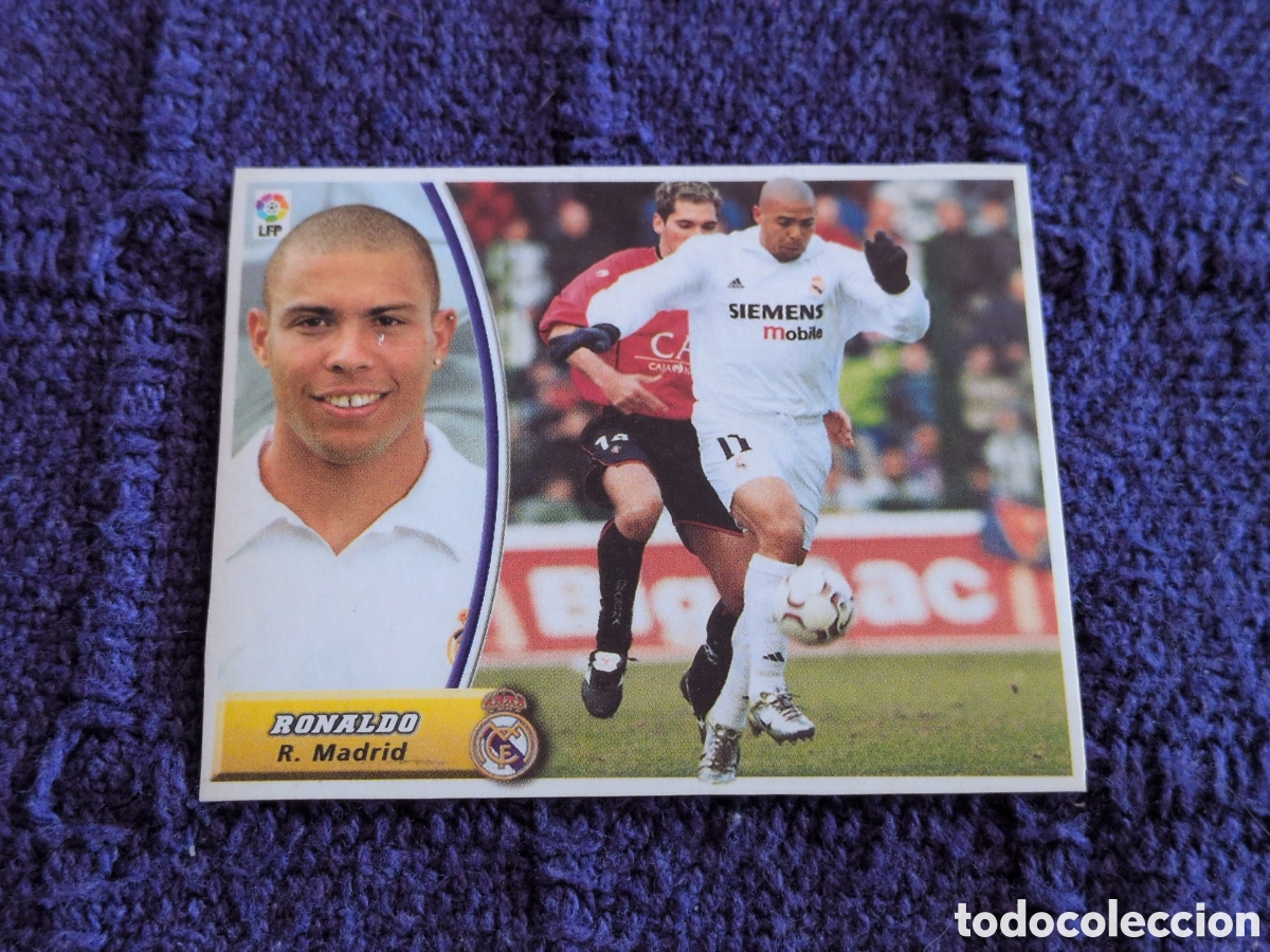 Figurine di Calcio: RONALDO LIGA ESTE 2003 2004 03 04. NUNCA PEGADO. NUEVO