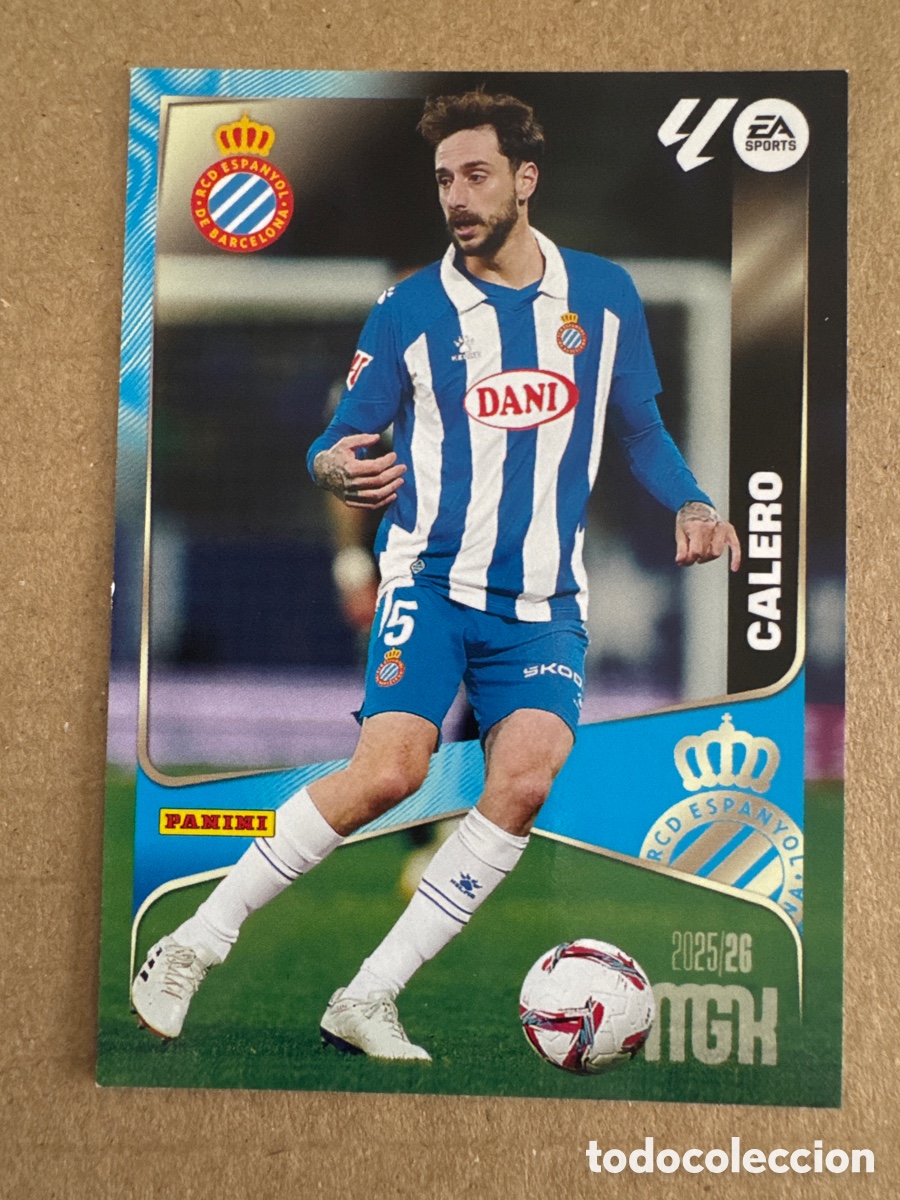 Football Stickers: # 150 Calero Espanyol Megacracks 25 26 2025 2026 MGK