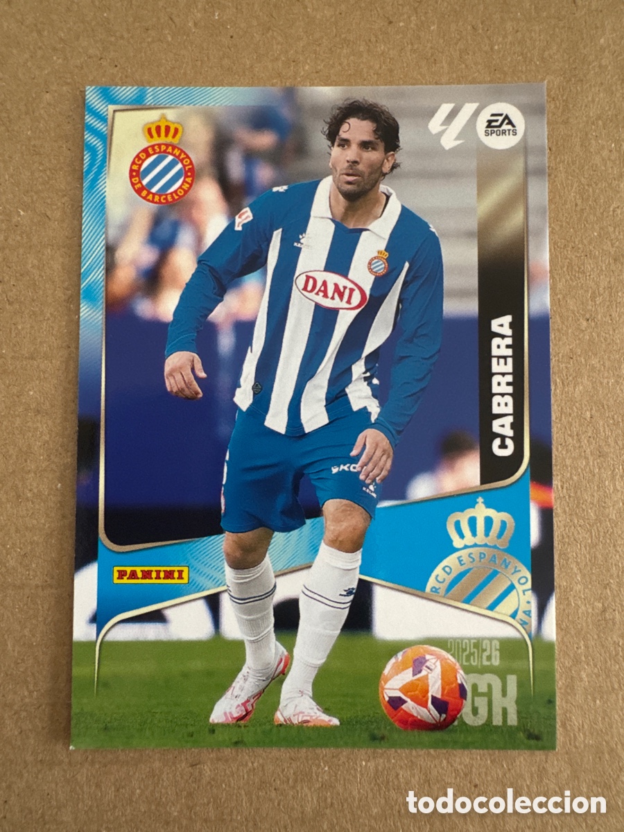 Cromos de f&uacute;tbol: # 151 Cabrera Espanyol Megacracks 25 26 2025 2026 MGK