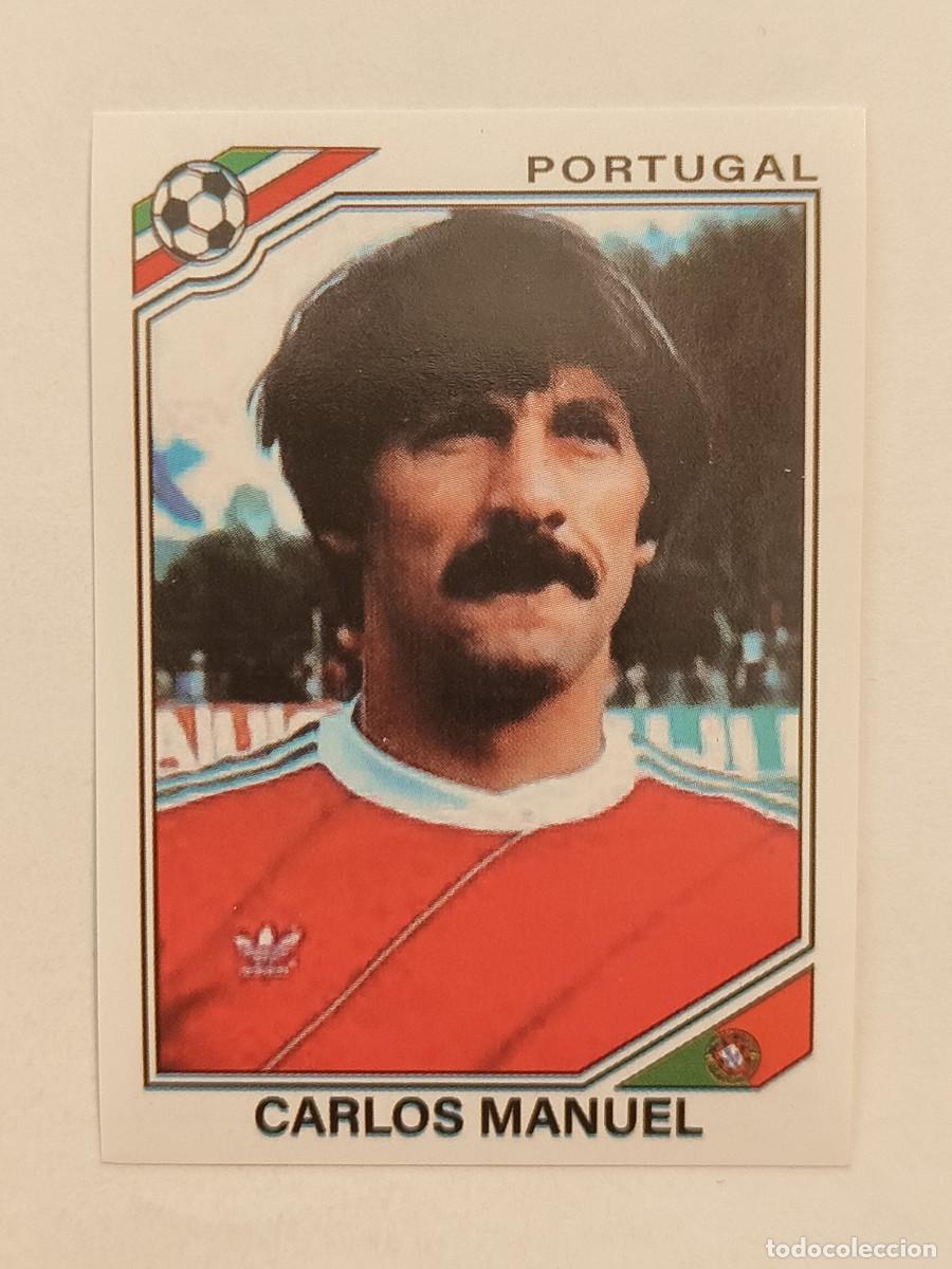 Cromos de f&uacute;tbol: #394 CARLOS MANUEL (PORTUGAL) MUNDIAL MEXICO 86 PANINI