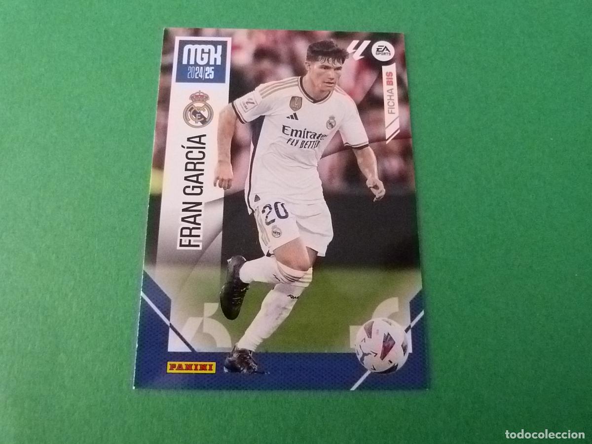 Cromos de f&uacute;tbol: TRADING CARD FUTBOL FRAN GARC&Iacute;A REAL MADRID C.F. N&ordm; 223 BIS LIGA MEGACRACKS 2024-2025/24-25 PANINI