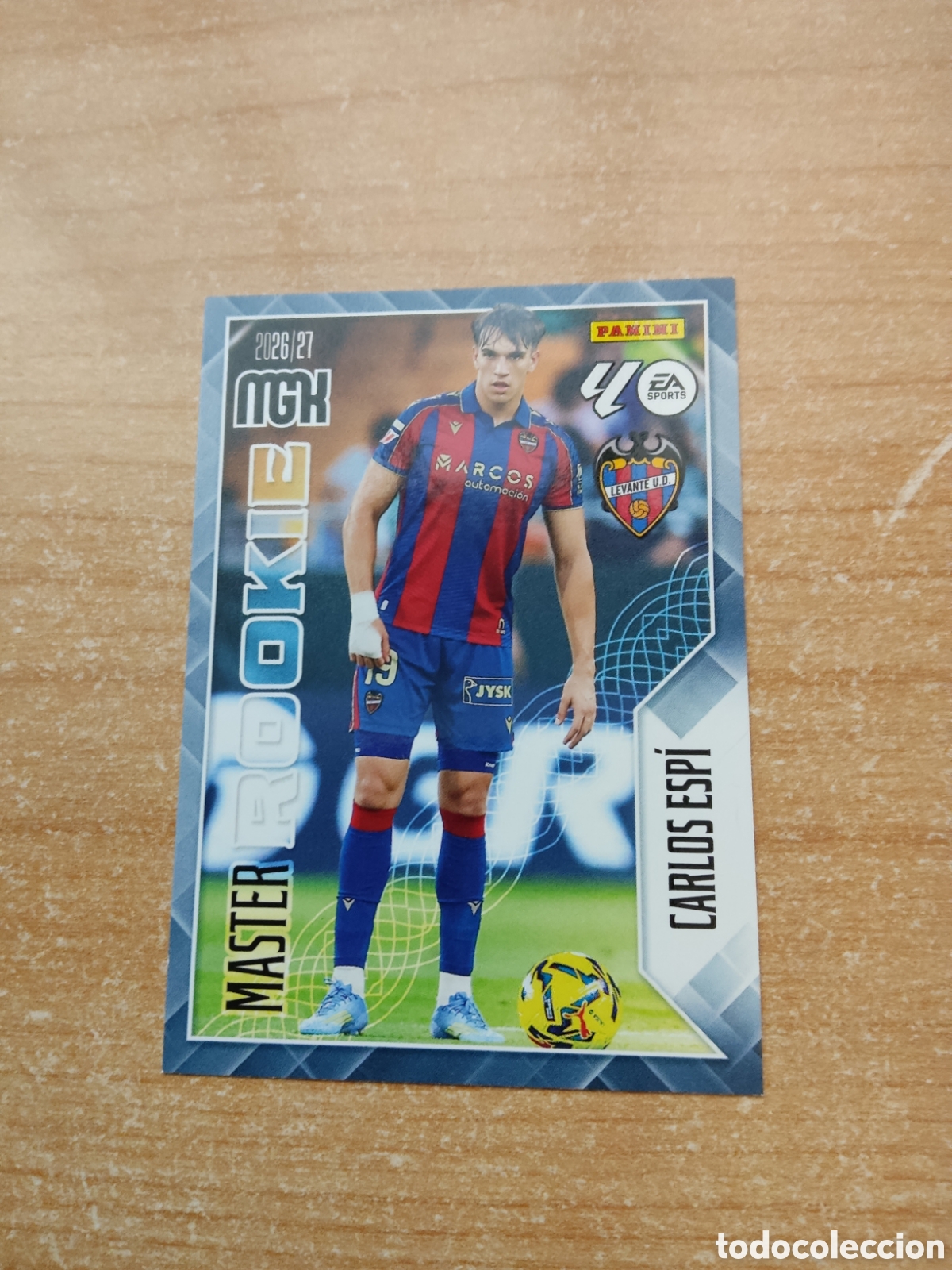 Cromos de f&uacute;tbol: 408 CARLOS ESP&Iacute; MASTER ROOKIE LEVANTE MEGACRACKS 2026 2027