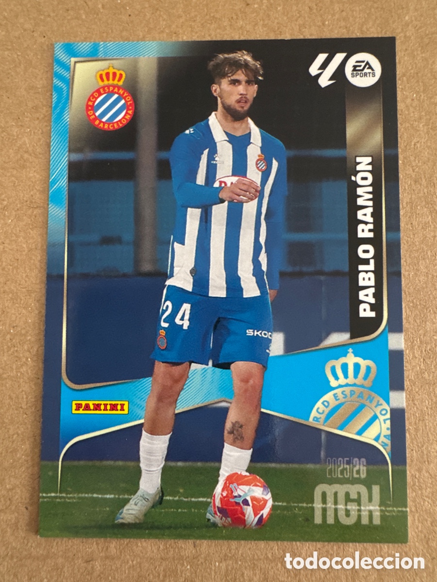 Cromos de f&uacute;tbol: # 152 Pablo Ram&oacute;n Espanyol Megacracks 25 26 2025 2026 MGK