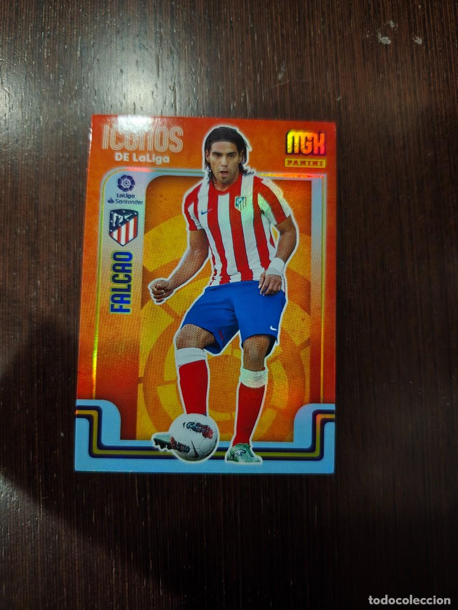 Football Stickers: MEGACRACKS 2021-2022 ICONOS FALCAO ( AT. MADRID ) N&ordm; 416