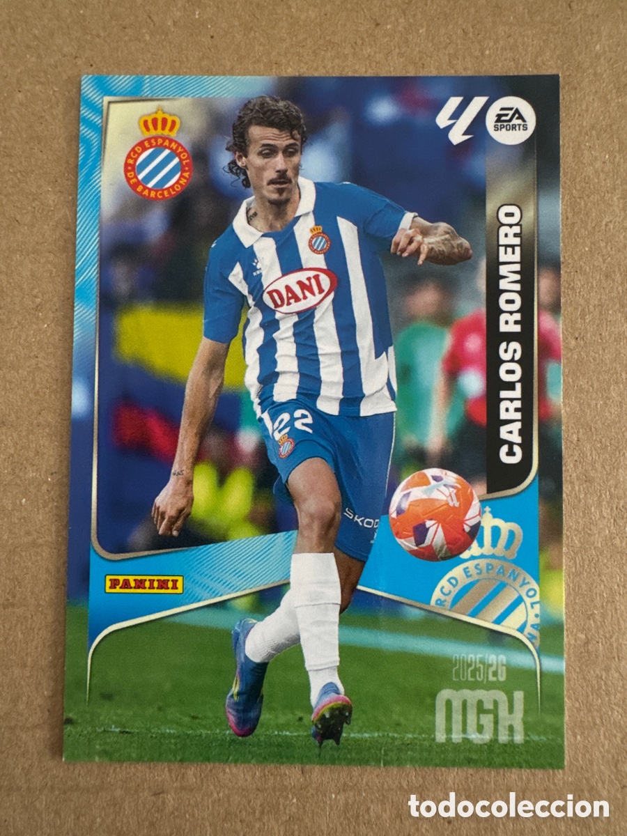 Football Stickers: # 153 Carlos Romero Espanyol Megacracks 25 26 2025 2026 MGK