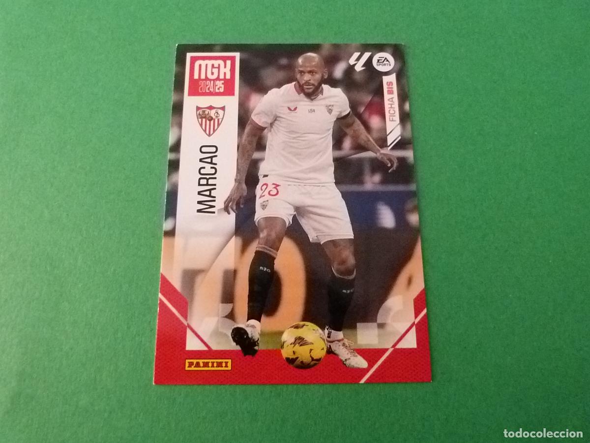 Cromos de f&uacute;tbol: TRADING CARD FUTBOL MARCAO SEVILLA F.C. N&ordm; 314 BIS LIGA MEGACRACKS 2024-2025/24-25 PANINI