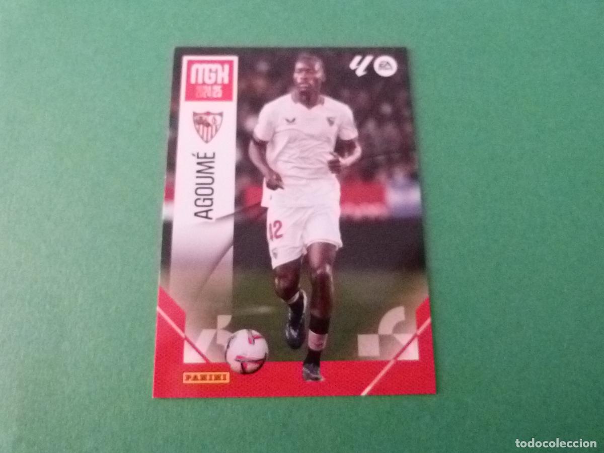Cromos de f&uacute;tbol: TRADING CARD FUTBOL AGOUM&Eacute; SEVILLA F.C. N&ordm; 317 LIGA MEGACRACKS 2024-2025/24-25 PANINI