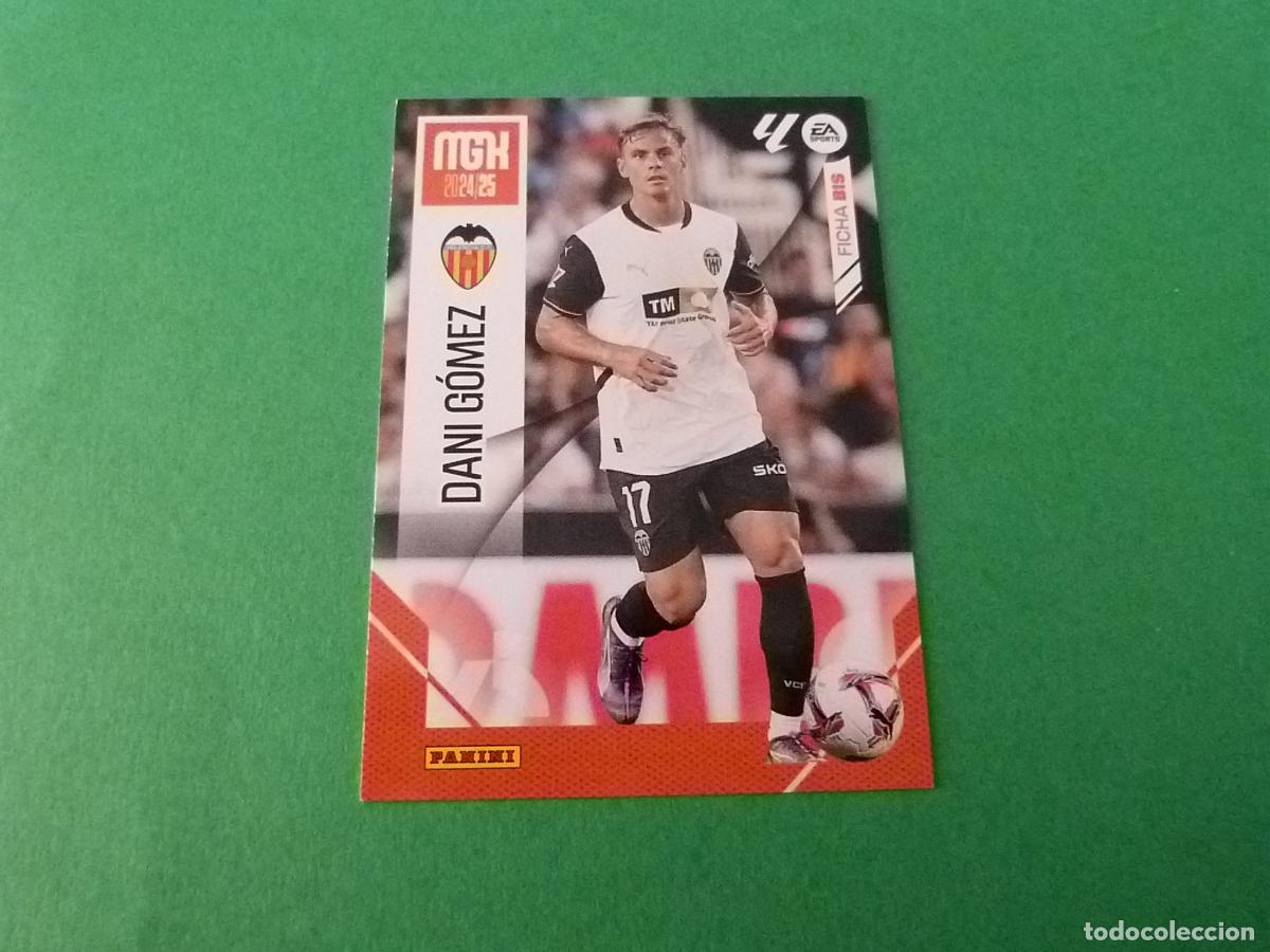 Cromos de f&uacute;tbol: TRADING CARD FUTBOL DANI G&Oacute;MEZ VALENCIA C.F. N&ordm; 339 BIS LIGA MEGACRACKS 2024-2025/24-25 PANINI