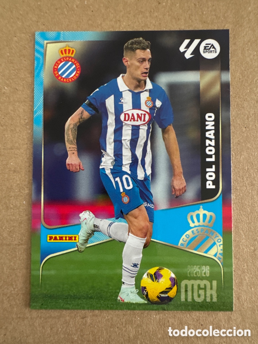 Cromos de f&uacute;tbol: # 156 Pol Lozano Espanyol Megacracks 25 26 2025 2026 MGK