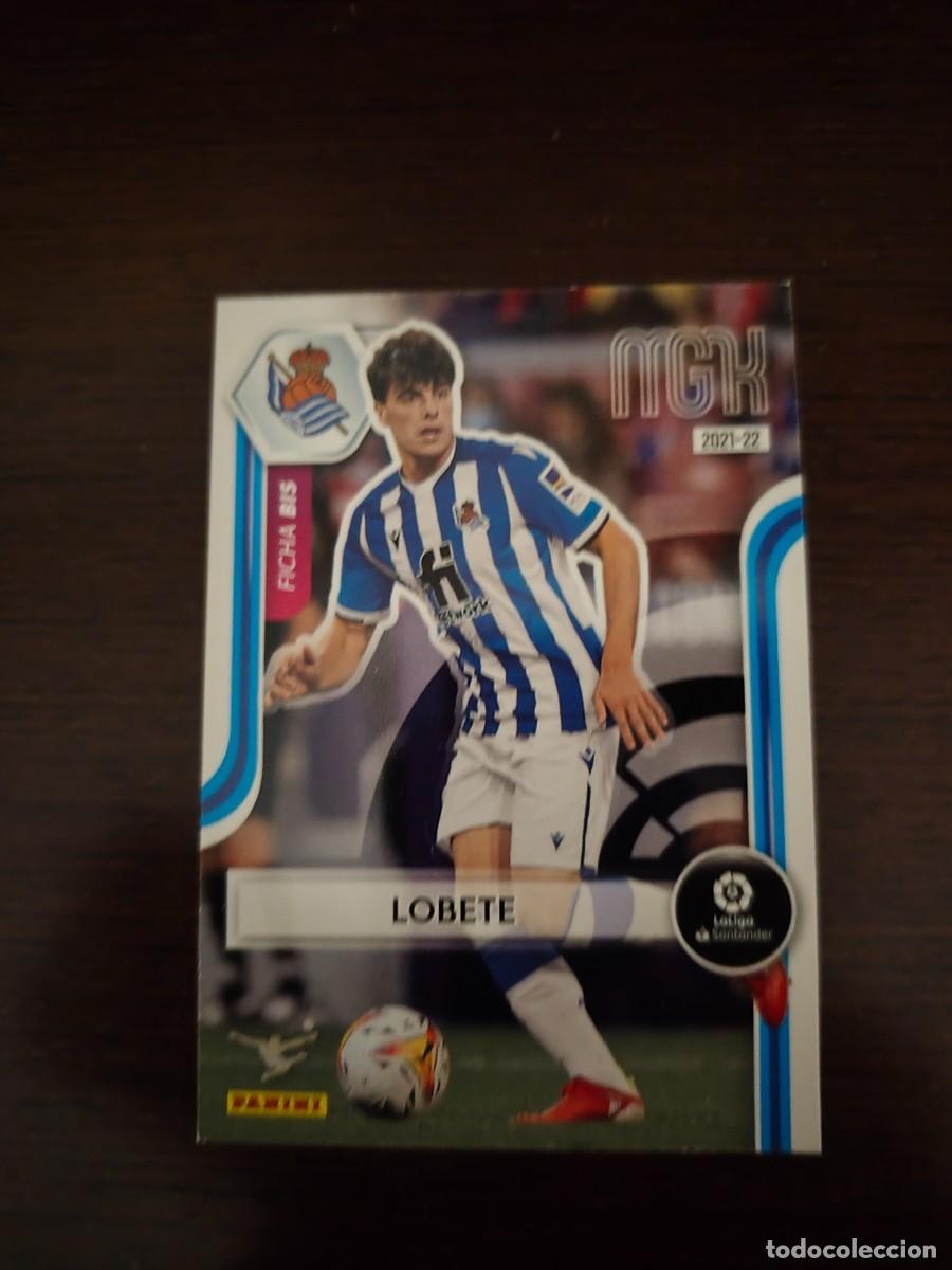 Cromos de f&uacute;tbol: MEGACRACKS 2021-2022 FICHA BIS LOBETE ( R. SOCIEDAD ) N&ordm; 306 BIS