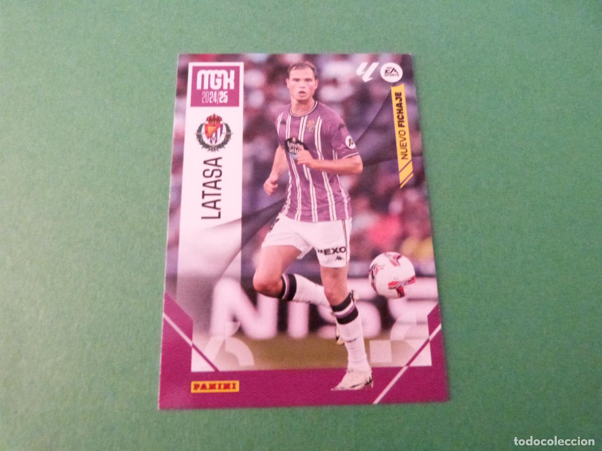 Cromos de f&uacute;tbol: TRADING CARD FUTBOL LATASA REAL VALLADOLID FICHAJE N&ordm; 472 LIGA MEGACRACKS 2024-2025/24-25 PANINI