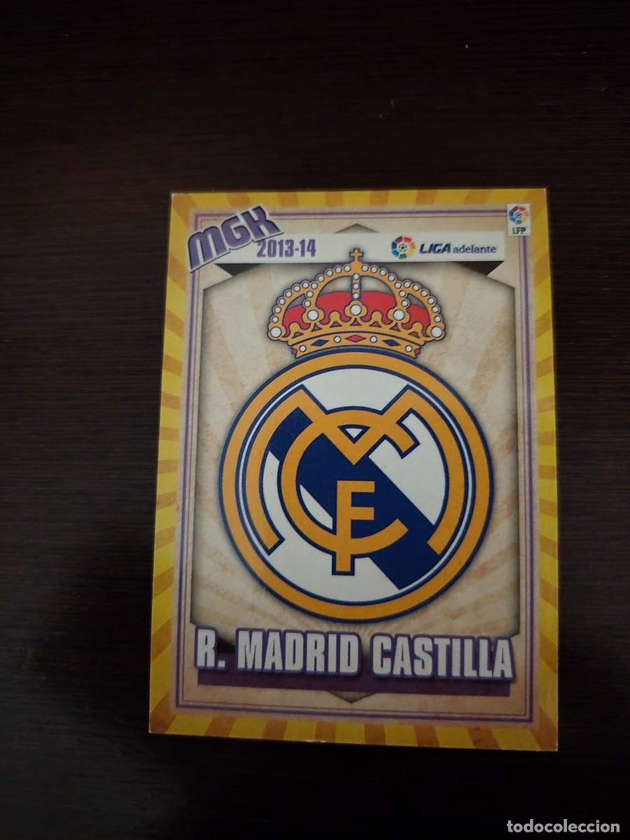 Cromos de f&uacute;tbol: MEGACRACKS 2013-2014 ESCUDO R. MADRID CASTILLA N&ordm; 422