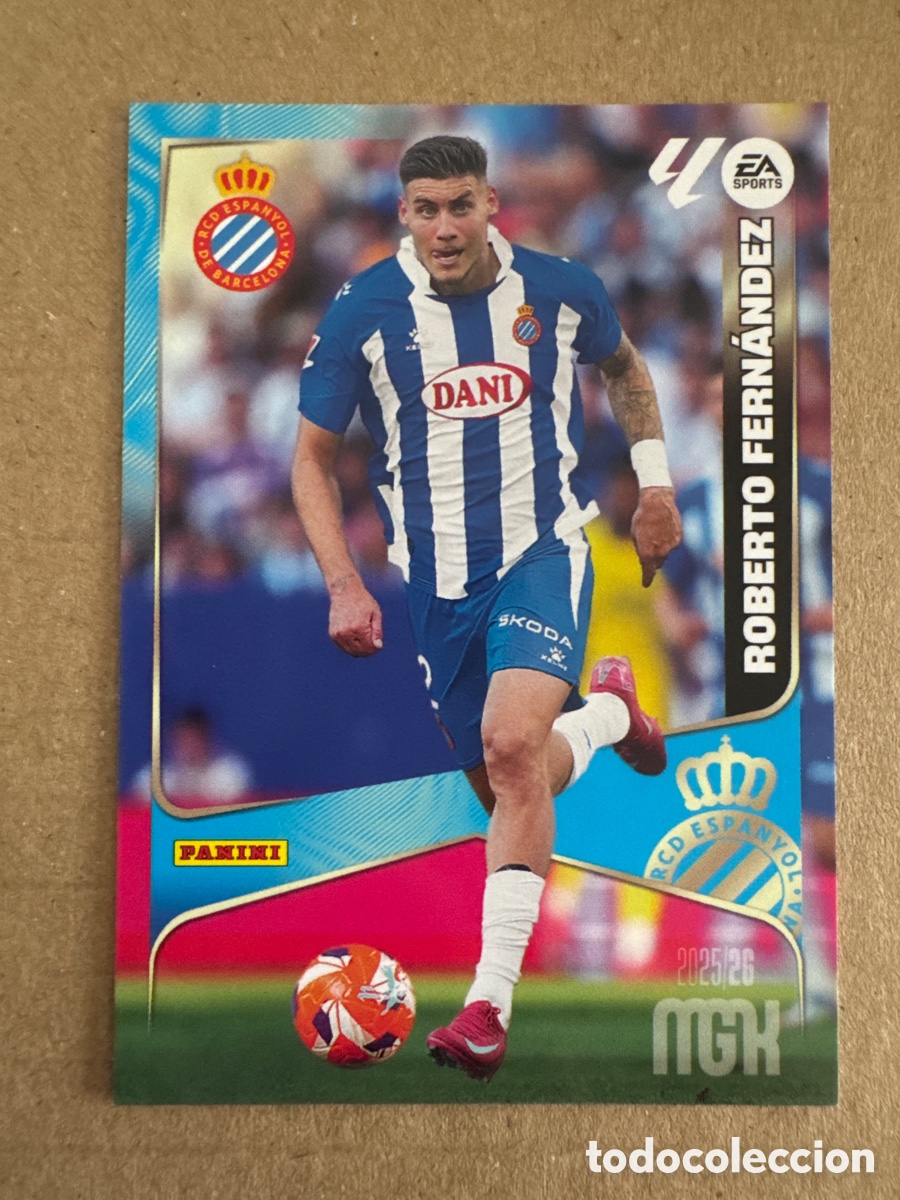 Cromos de f&uacute;tbol: # 162 Roberto Fern&aacute;ndez Espanyol Megacracks 25 26 2025 2026 MGK