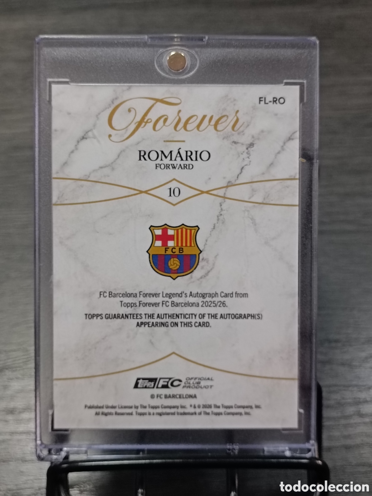 Cromos de f&uacute;tbol: /10 Auto Romario Bar&ccedil;a Forever - Foto 10