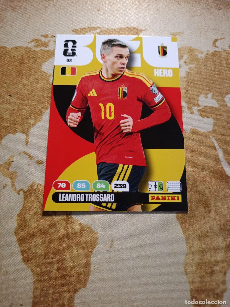 Cromos de f&uacute;tbol: B&eacute;lgica 68 LEANDRO TROSSARD Adrenalyn WORLD cup 2026