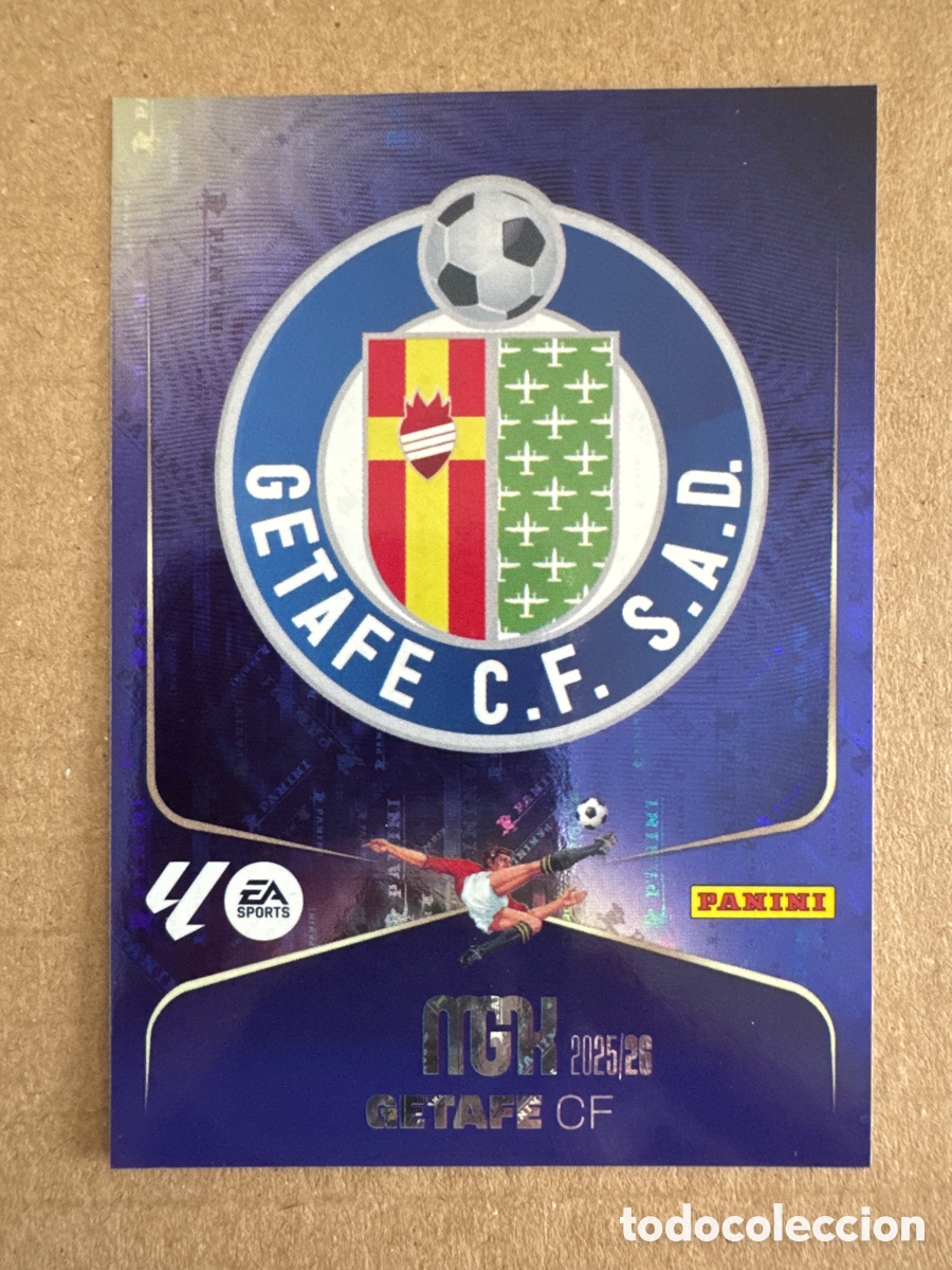 Cromos de f&uacute;tbol: # 163 Escudo Getafe Megacracks 25 26 2025 2026 MGK