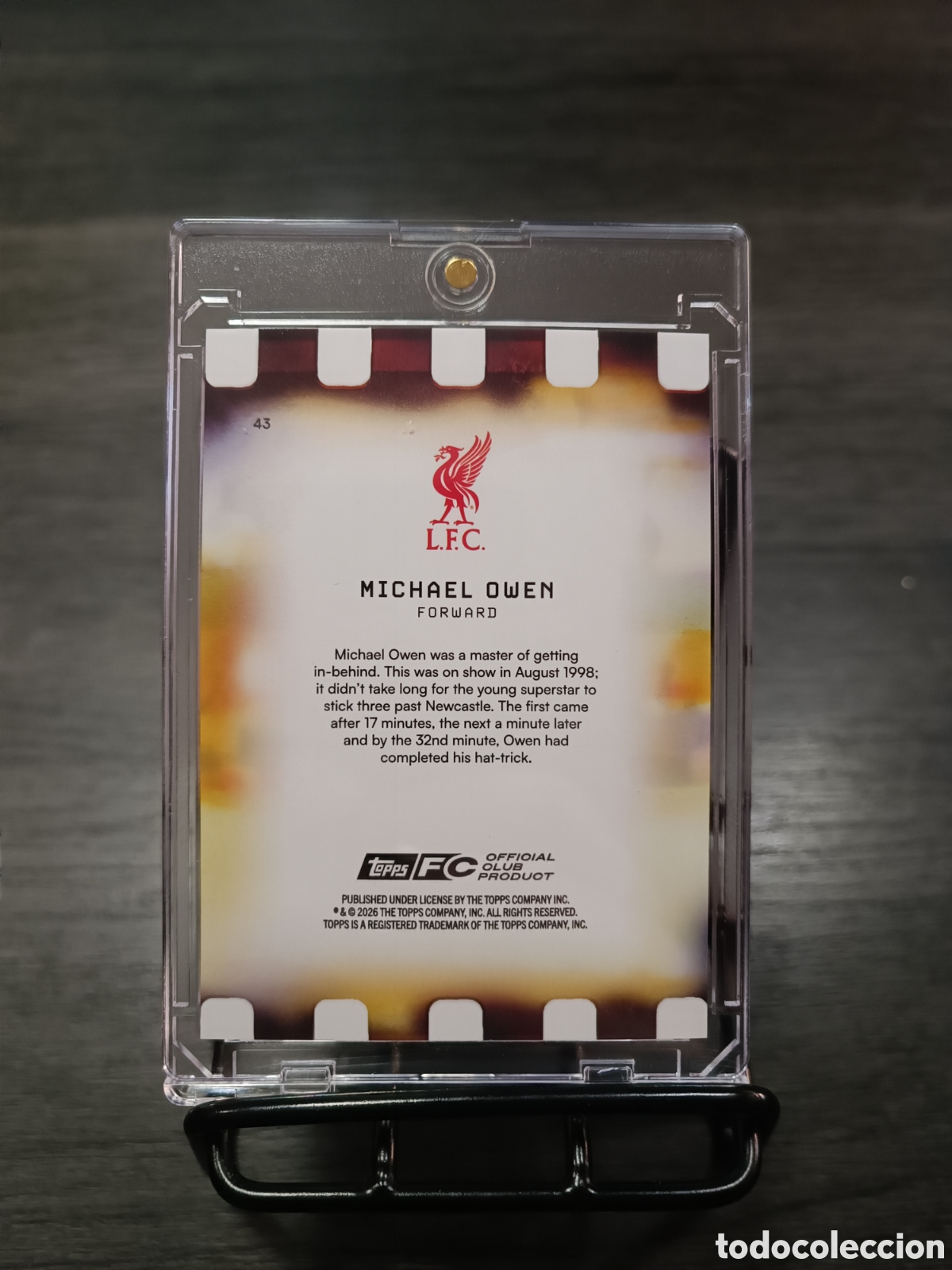 Cromos de f&uacute;tbol: /5 Owen Topps Liverpool - Foto 6