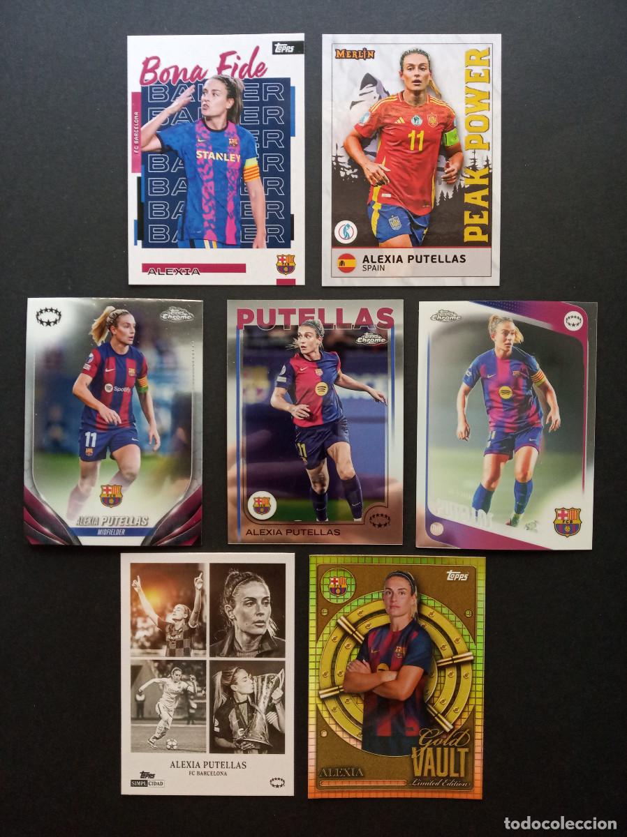 Figurine di Calcio: LOTE 7 CROMOS ALEXIA PUTELLAS FC BARCELONA ESPA&Ntilde;A ⚽TOPPS &reg; PANINI LIMITED EDITION 2024 2025 2026