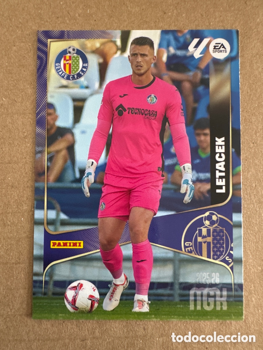 Cromos de f&uacute;tbol: # 165 Letacek Getafe Megacracks 25 26 2025 2026 MGK