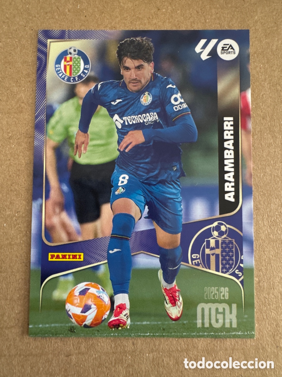 Cromos de f&uacute;tbol: # 173 Arambarri Getafe Megacracks 25 26 2025 2026 MGK