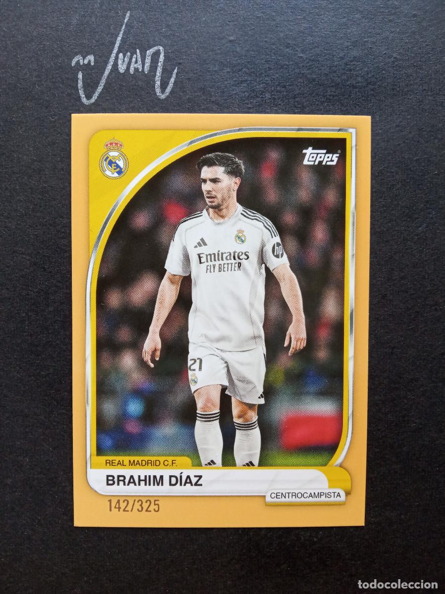 Figurine di Calcio: N&ordm; 14 NUMERADA #/325 BRAHIM DIAZ REAL MADRID MARRUECOS ⚽ TOPPS &reg; COLLECTOR TIN 2025 2026 25 26 NUEVO