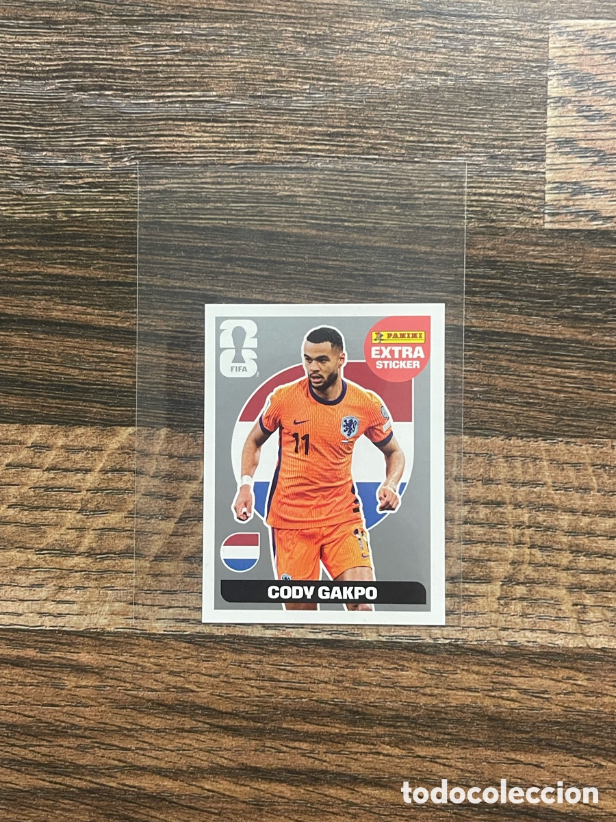 Cromos de f&uacute;tbol: Extrasticker Gakpo plata mundial 2026