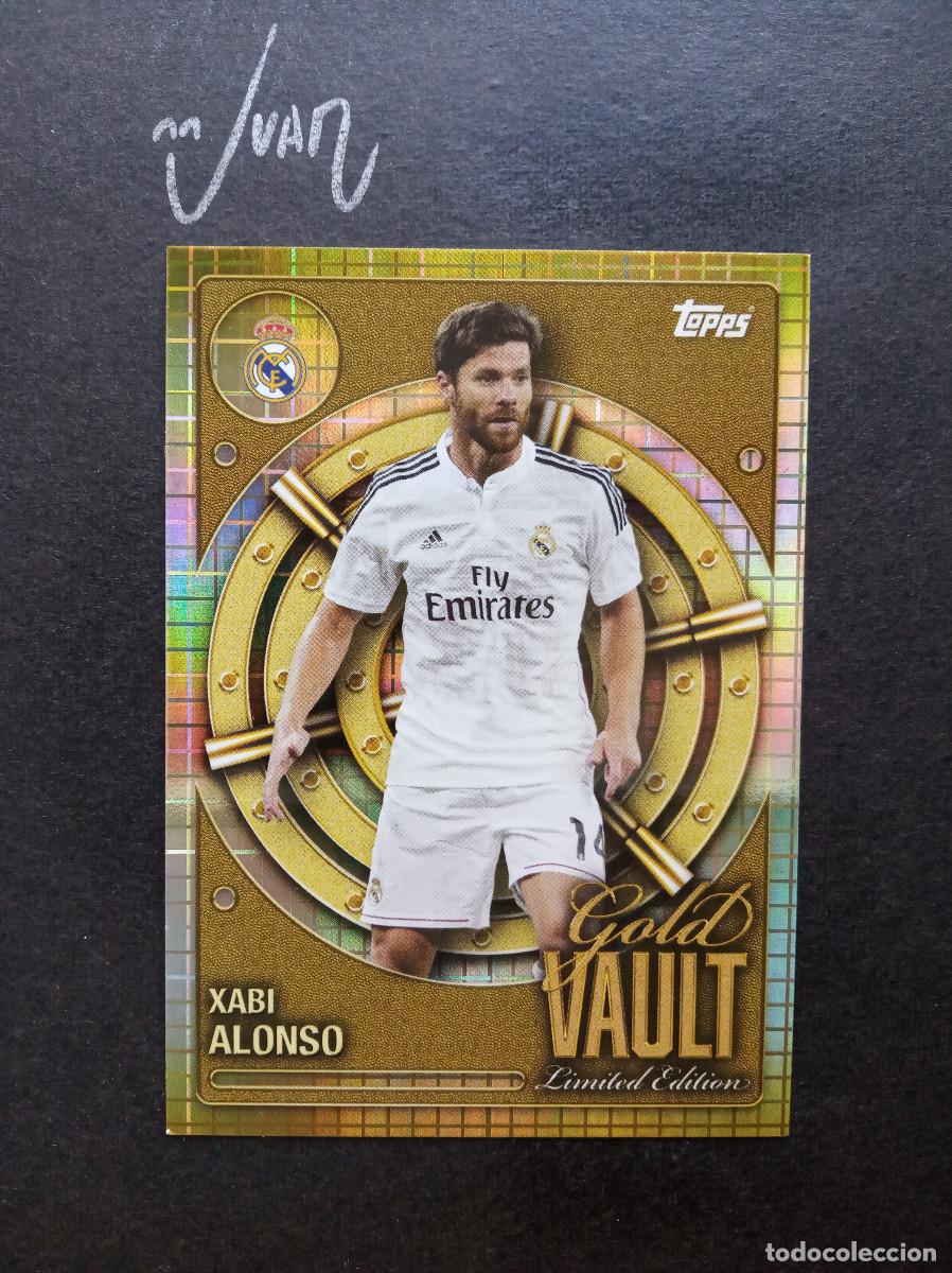 Figurine di Calcio: GV-6 GV 6 LIMITED EDITION GOLD VAULT XABI ALONSO REAL MADRID ⚽ TOPPS &reg; COLLECTOR TIN 2025 2026 25 26