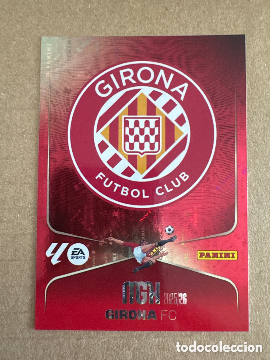 Cromos de f&uacute;tbol: # 181 Escudo Girona Megacracks 25 26 2025 2026 MGK